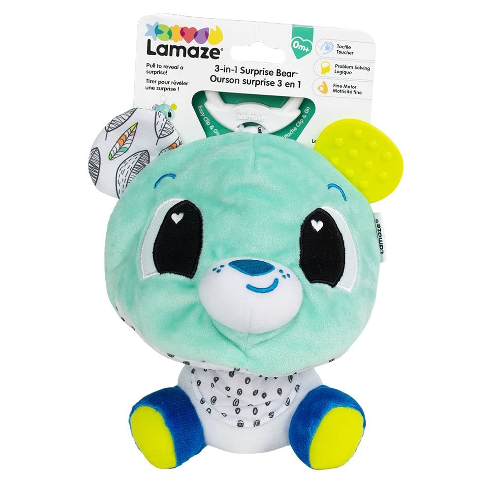 Foto 6 pulgar | Juguete Para Bebés Lamaze Surprise Bear 3 En 1 Con Clip Para Más De 0 Meses - Venta Internacional.