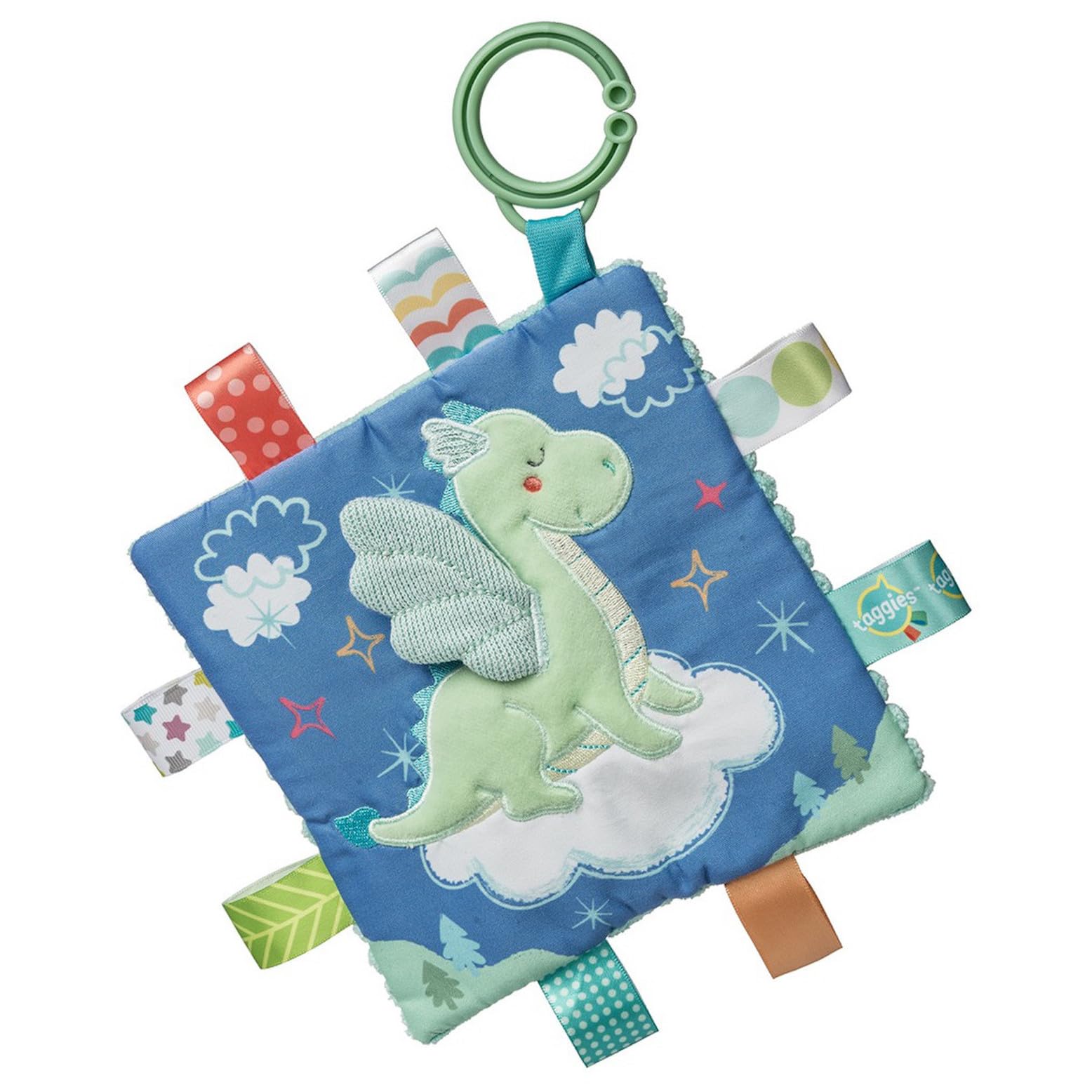 Etiquetas De Juguete Crinkle Me Drax Dragon Con Papel Para Bebés Y Chirriador - Venta Internacional.
