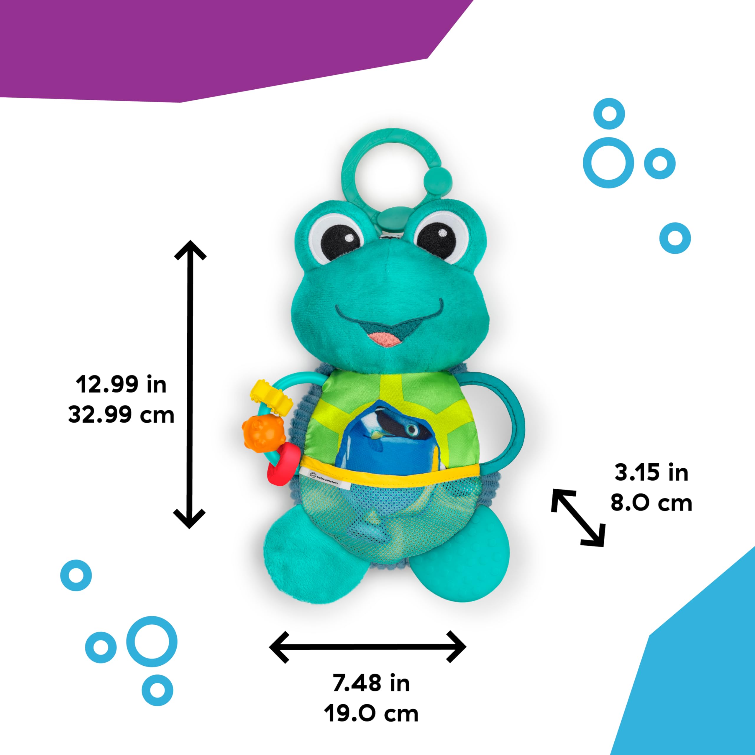 Foto 6 | Peluche Baby Einstein Ocean Explorers Neptune's Sensory - Venta Internacional.