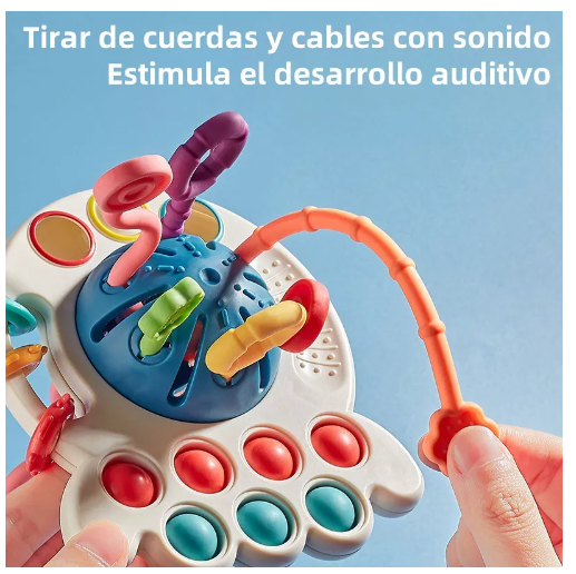 Foto 4 pulgar | Montessori Juguetes Wünd Para Niño Comida Silicona Actividad