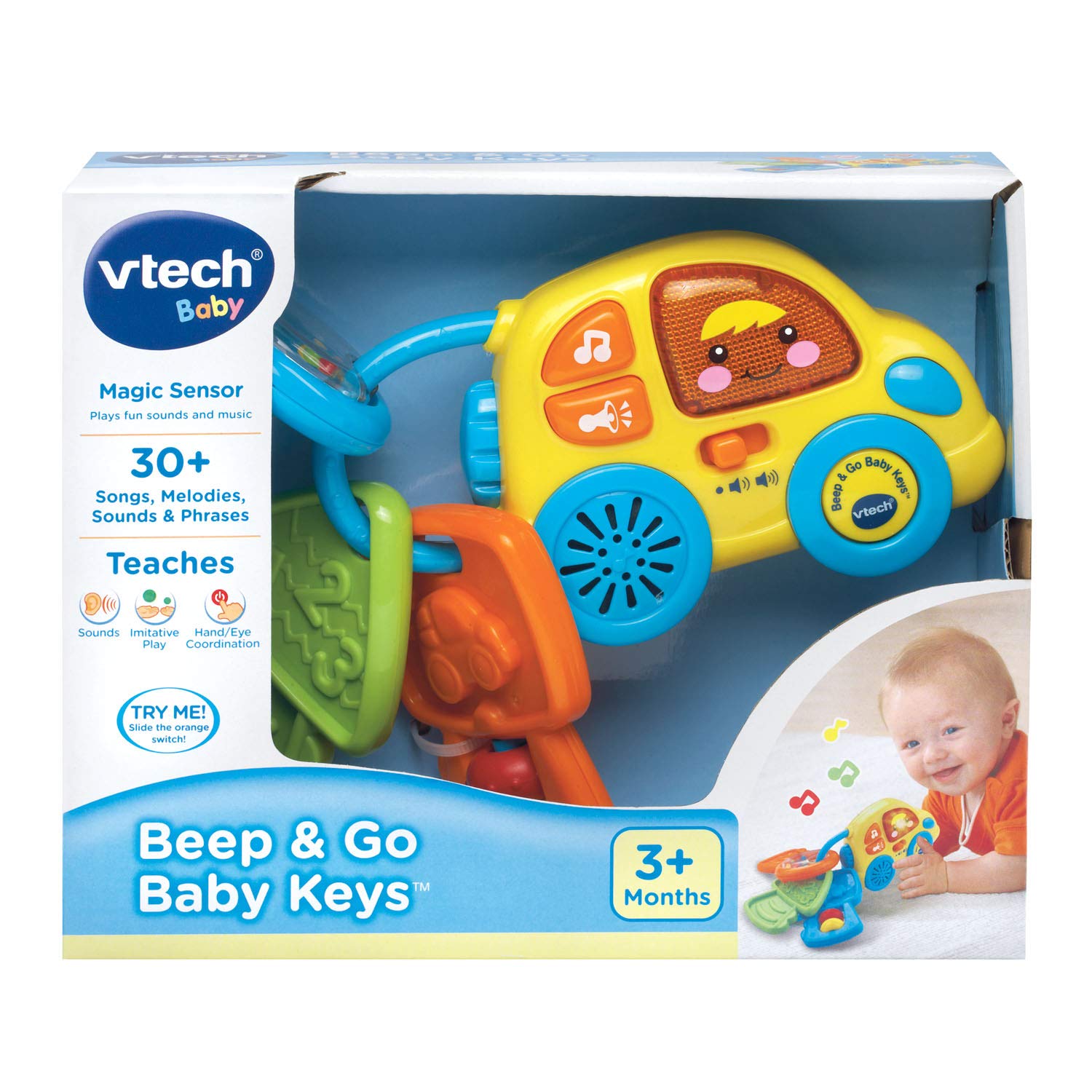 Foto 5 pulgar | Baby Keys Vtech Beep And Go, Multicolor Con Más De 30 Canciones Y Más De 3 Millones - Venta Internacional.