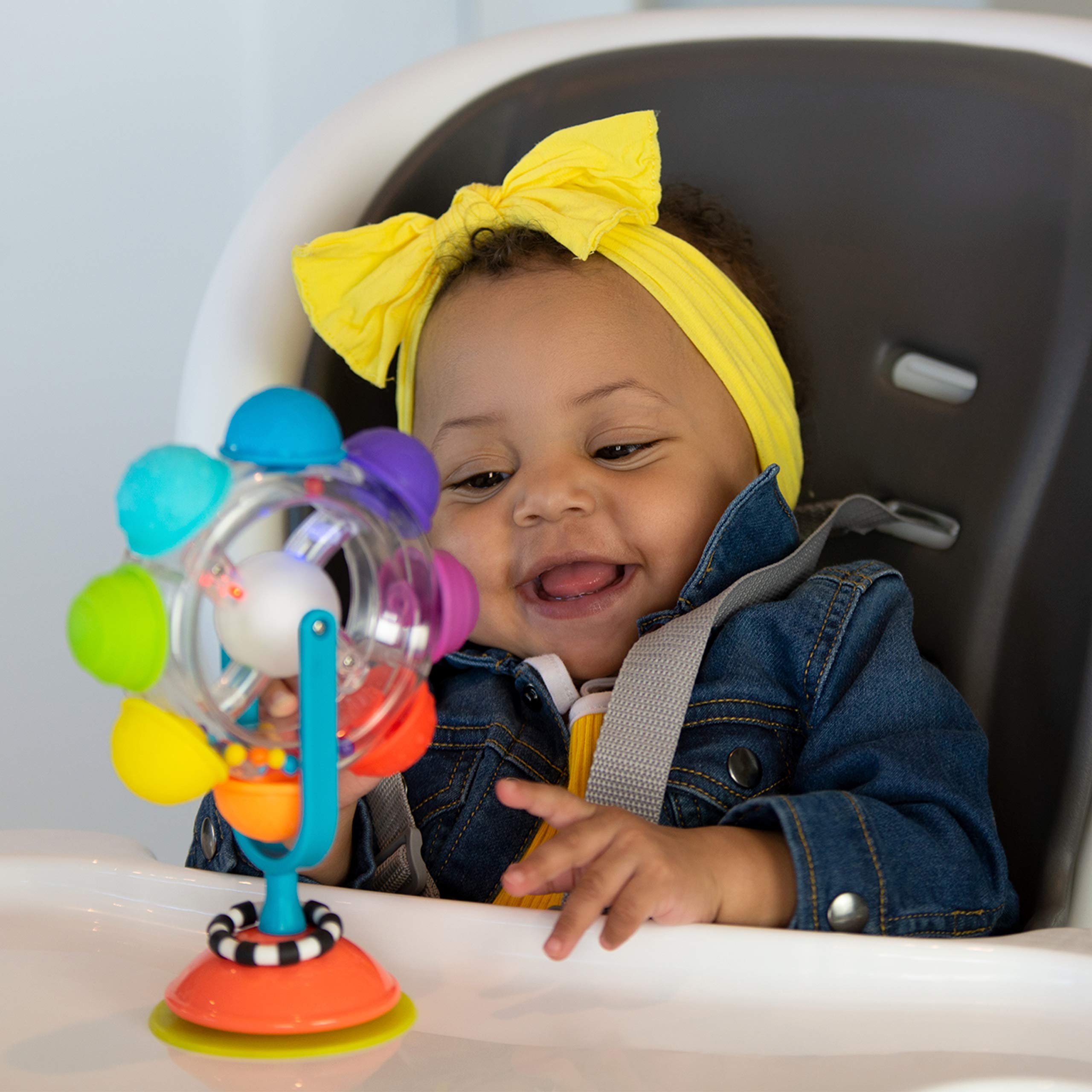 Foto 4 pulgar | High Tray Toy Sassy Rainbow Wheel Para Mayores De 6 Meses - Venta Internacional.