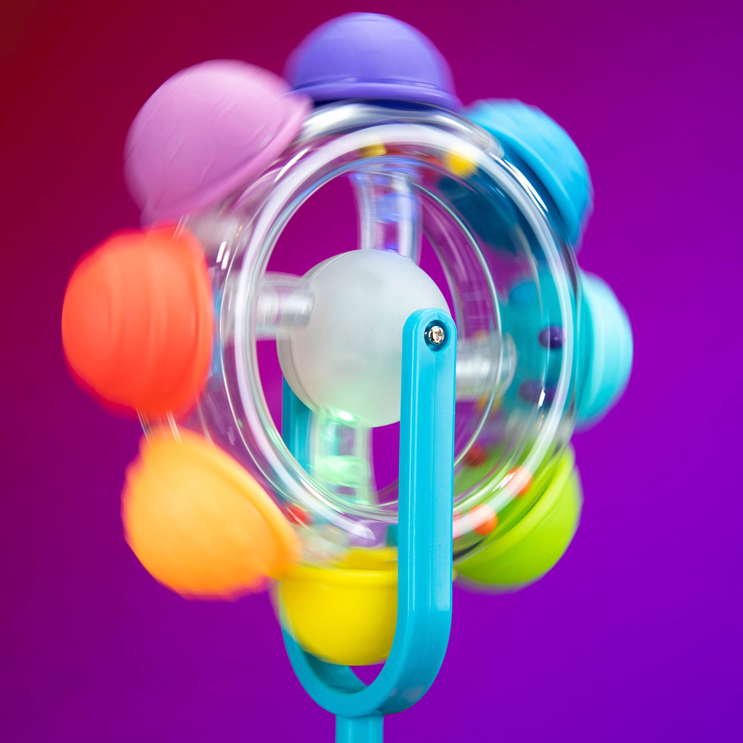 Foto 6 pulgar | High Tray Toy Sassy Rainbow Wheel Para Mayores De 6 Meses - Venta Internacional.