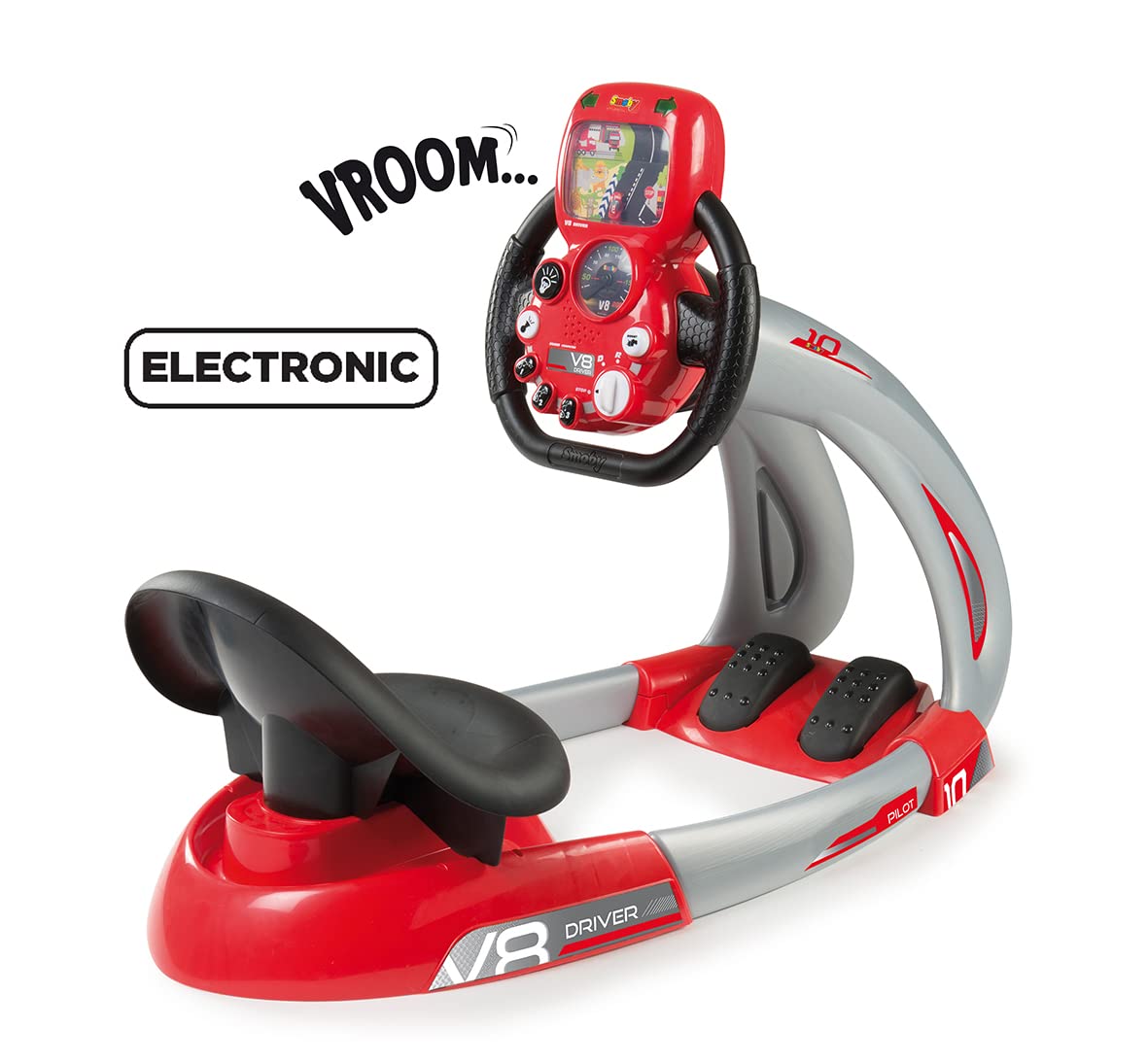 Foto 3 pulgar | Simulador De Conducción Smoby V8 Driver Con Pantalla Retroiluminada Para Niños Mayores De 3 Años - Venta Internacional
