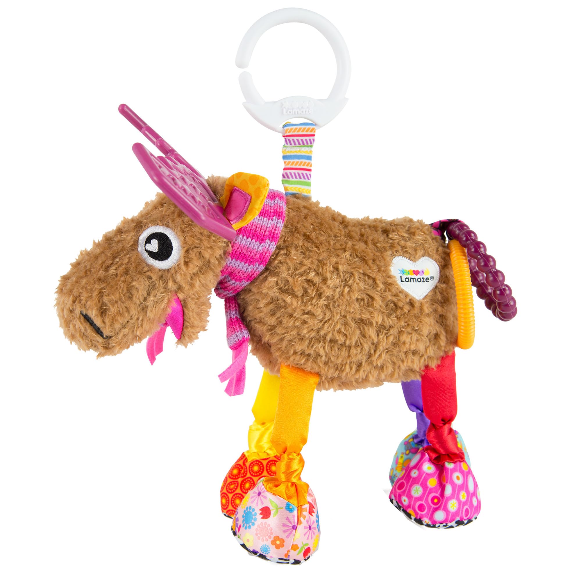 Foto 2 pulgar | Toy Lamaze Muffin The Moose Clip Para Asiento De Coche Y Cochecito - Venta Internacional.