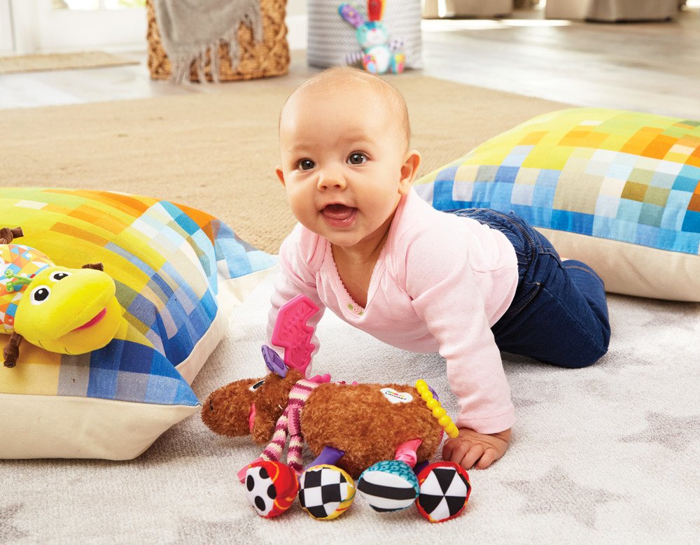 Foto 4 | Toy Lamaze Muffin The Moose Clip Para Asiento De Coche Y Cochecito - Venta Internacional.