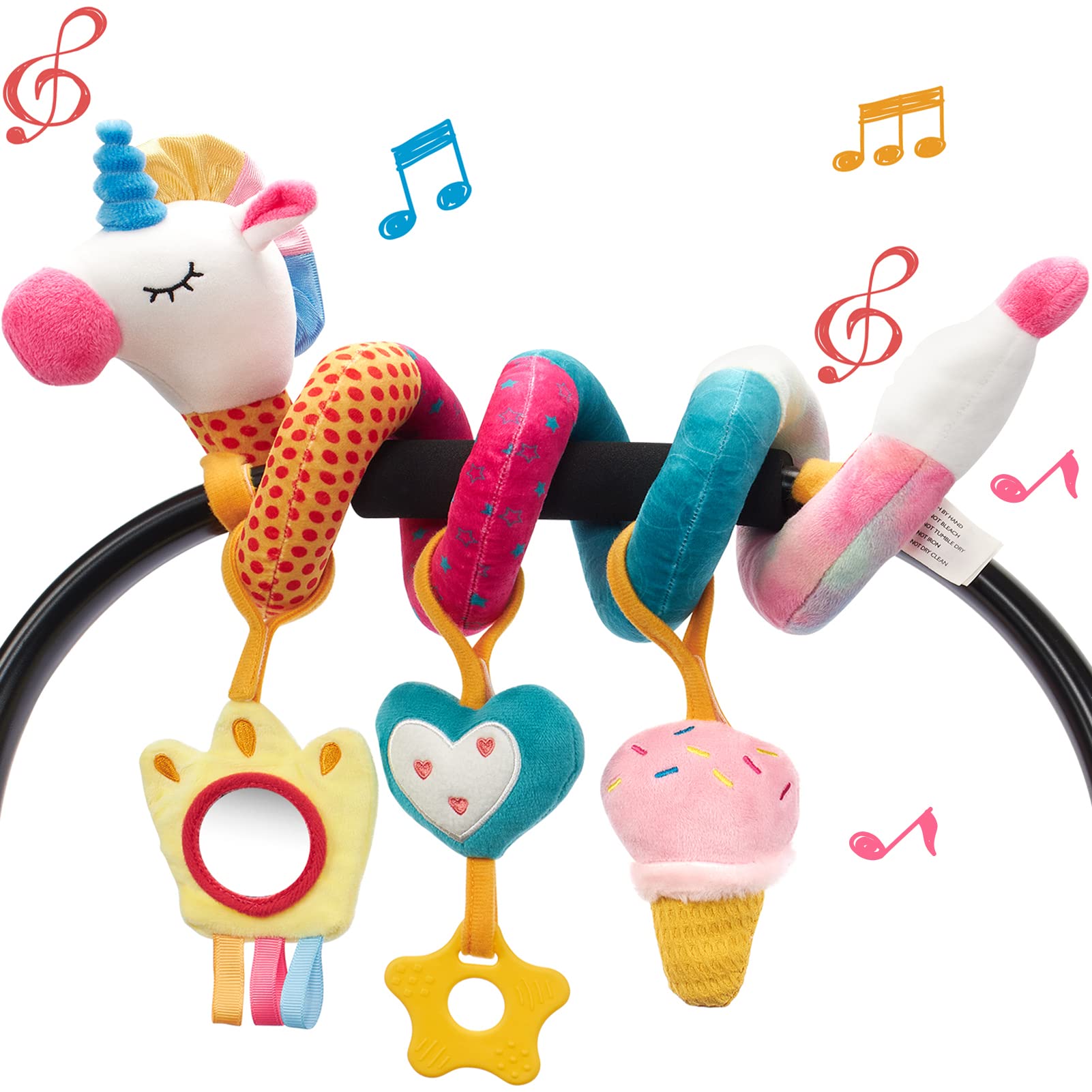 Foto 2 pulgar | Juego para Bebés Hahaland Toys con Sonajero y Espejo - Venta Internacional