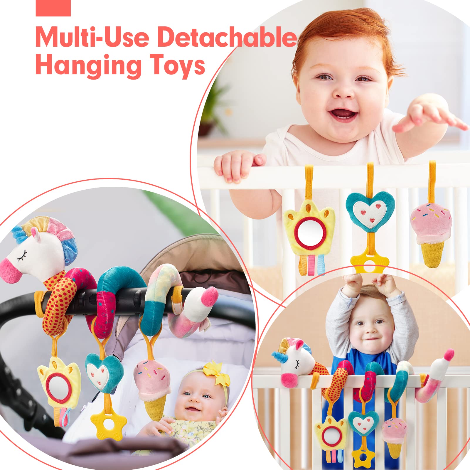 Foto 6 pulgar | Juego para Bebés Hahaland Toys con Sonajero y Espejo - Venta Internacional