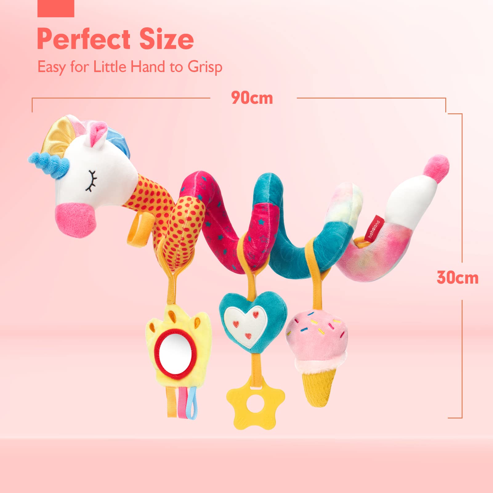 Foto 8 pulgar | Juego para Bebés Hahaland Toys con Sonajero y Espejo - Venta Internacional