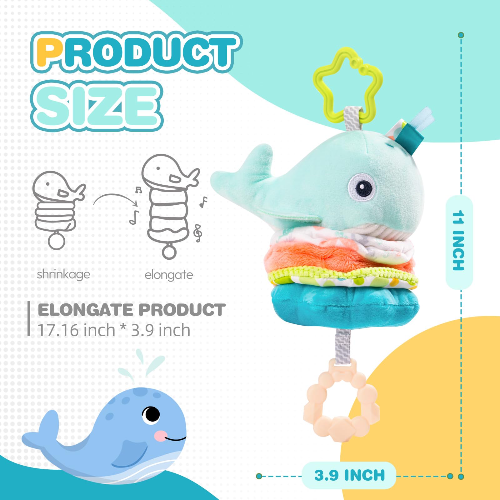 Foto 6 pulgar | Juguete Colgante Musical Para Bebés Jollybaby Stroller, Asiento De Coche Y Cuna - Venta Internacional.
