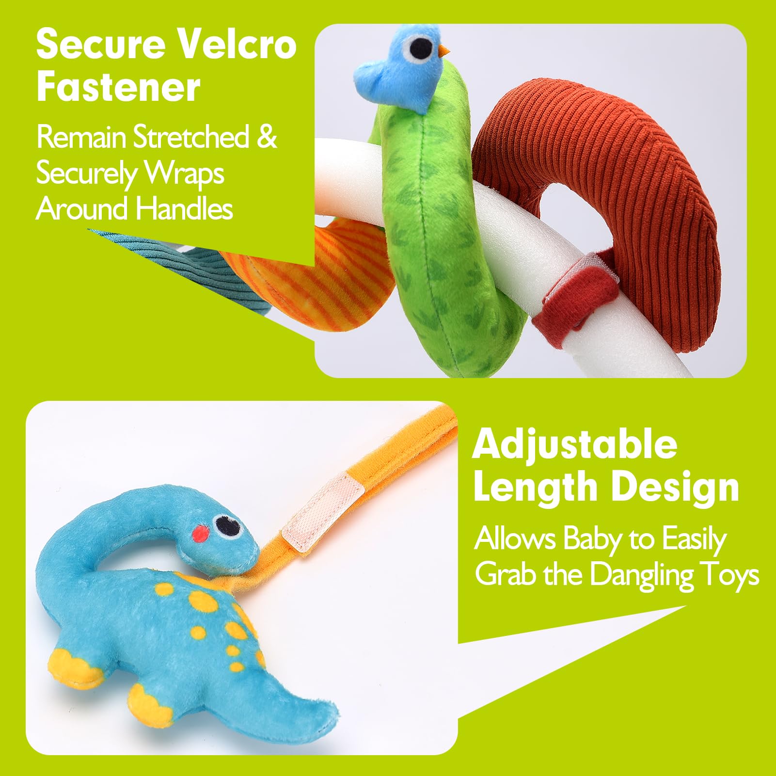 Foto 4 | Asiento De Coche Hahaland Toys Para Bebés De 0 A 6 Meses Con Sonajero Y Espejo - Venta Internacional.