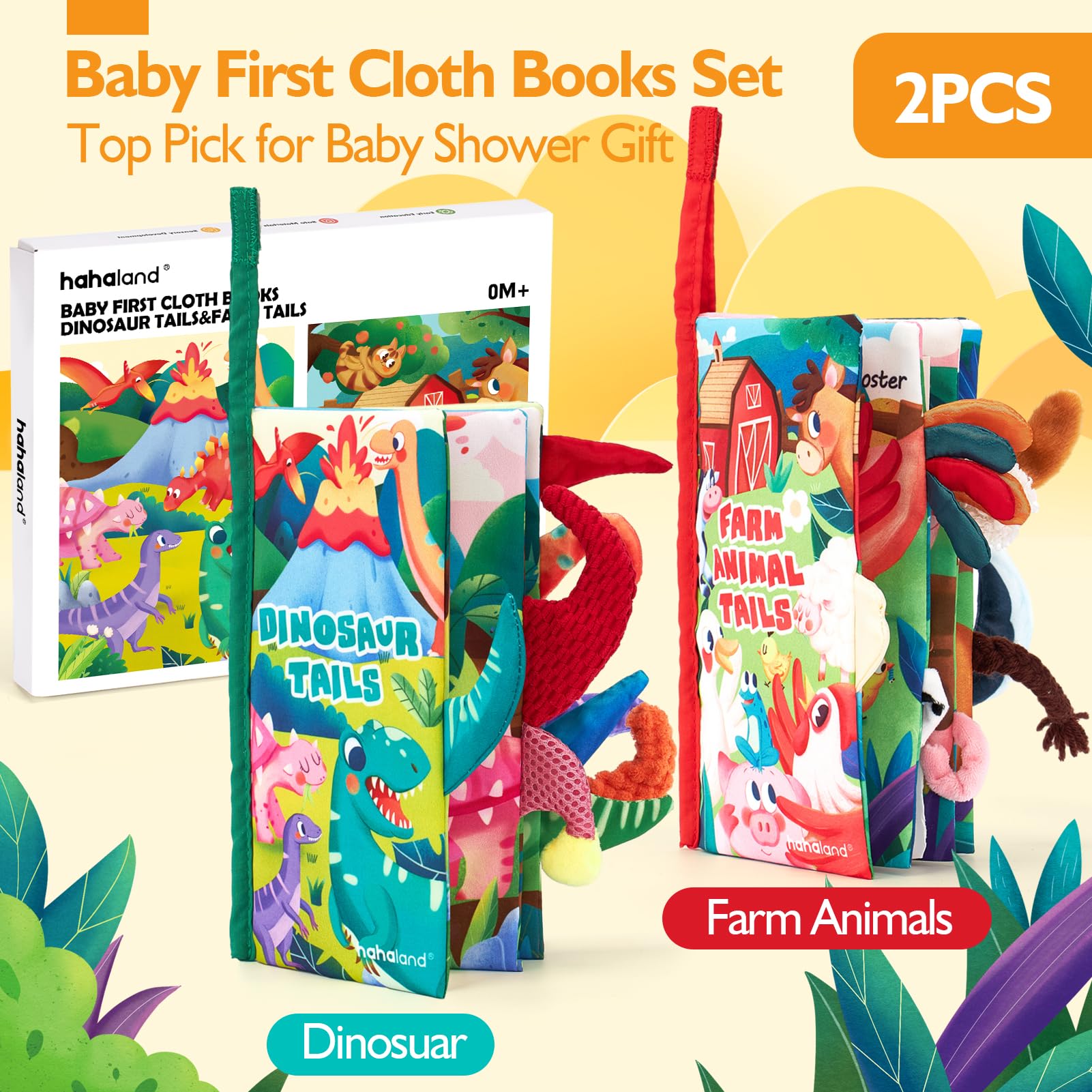 Foto 3 pulgar | Libros Para Bebés Hahaland Para Regalos De Baby Shower De 0 A 12 Meses, 2 Unidades - Venta Internacional.