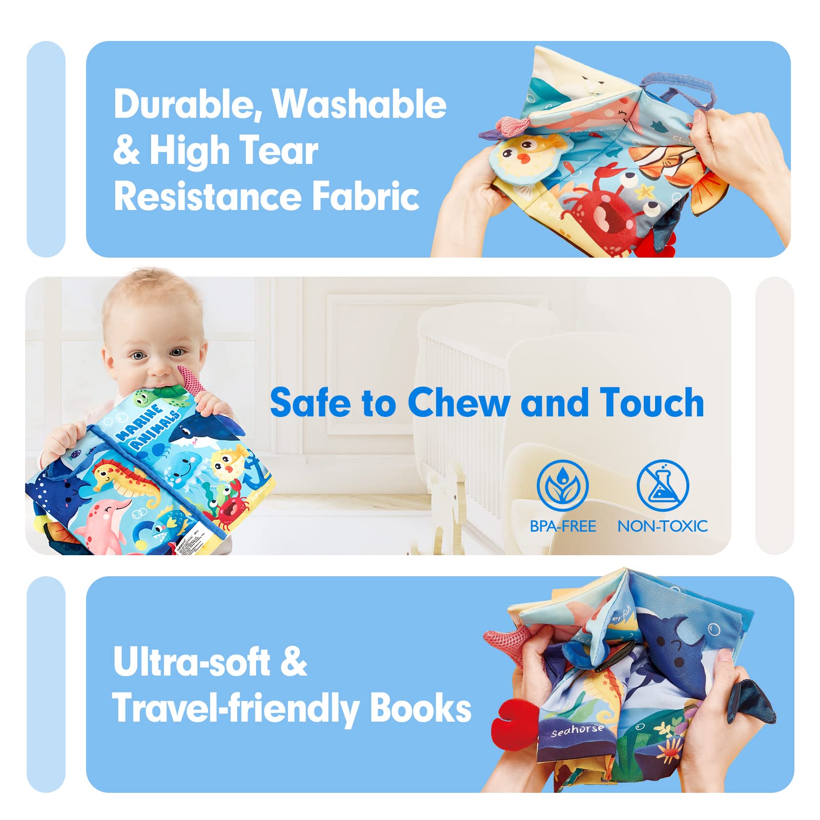 Foto 4 pulgar | Libro Interactivo Hahaland para Bebé-Venta Internacional