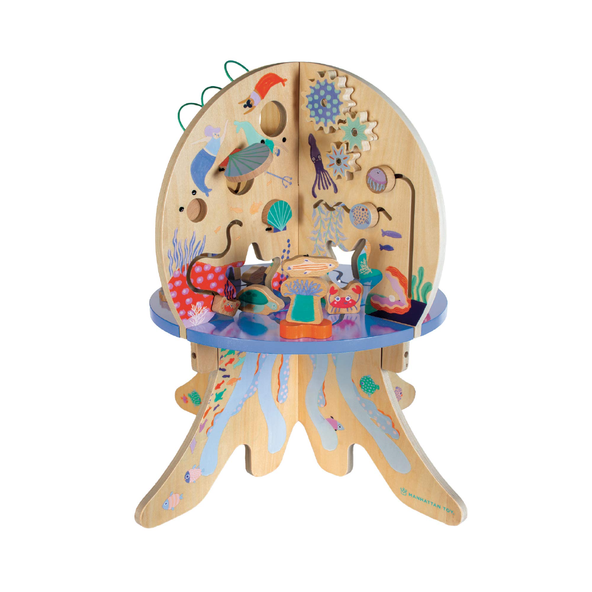 Foto 2 pulgar | Centro De Actividades Manhattan Toy Deep Sea Adventure Wood - Venta Internacional.