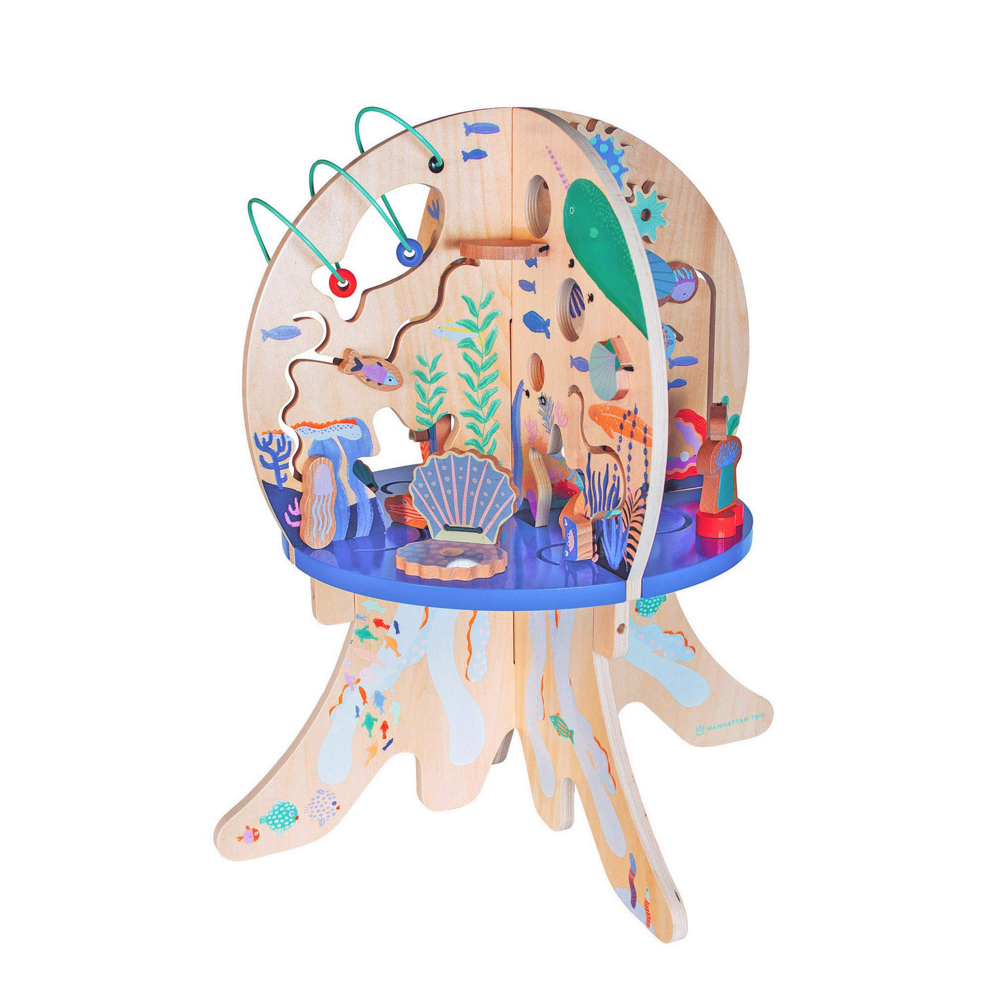 Foto 3 pulgar | Centro De Actividades Manhattan Toy Deep Sea Adventure Wood - Venta Internacional.