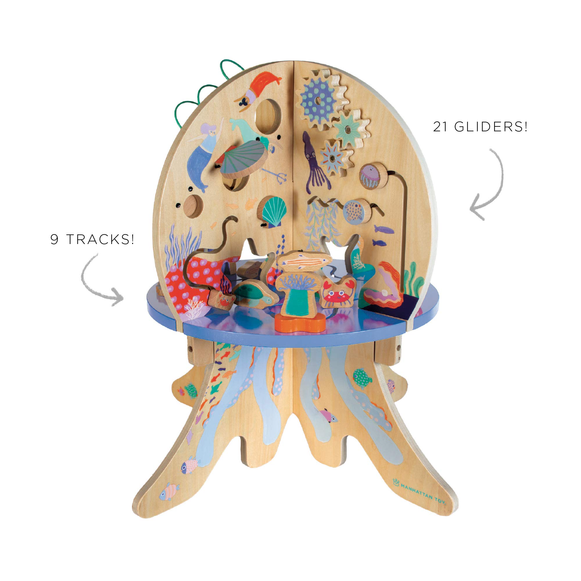 Foto 4 pulgar | Centro De Actividades Manhattan Toy Deep Sea Adventure Wood - Venta Internacional.