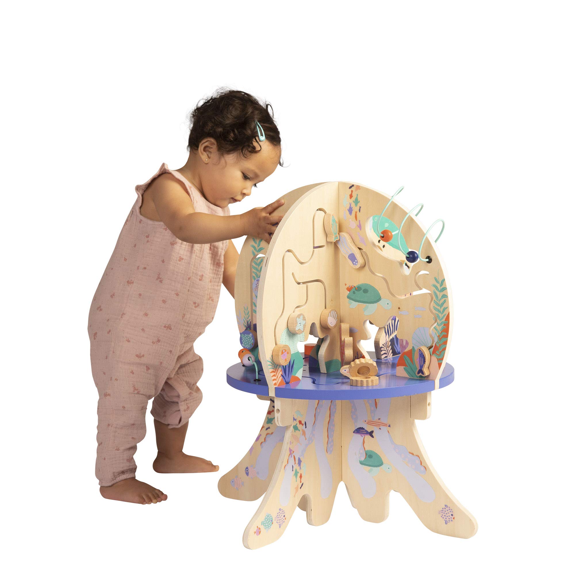 Foto 6 pulgar | Centro De Actividades Manhattan Toy Deep Sea Adventure Wood - Venta Internacional.