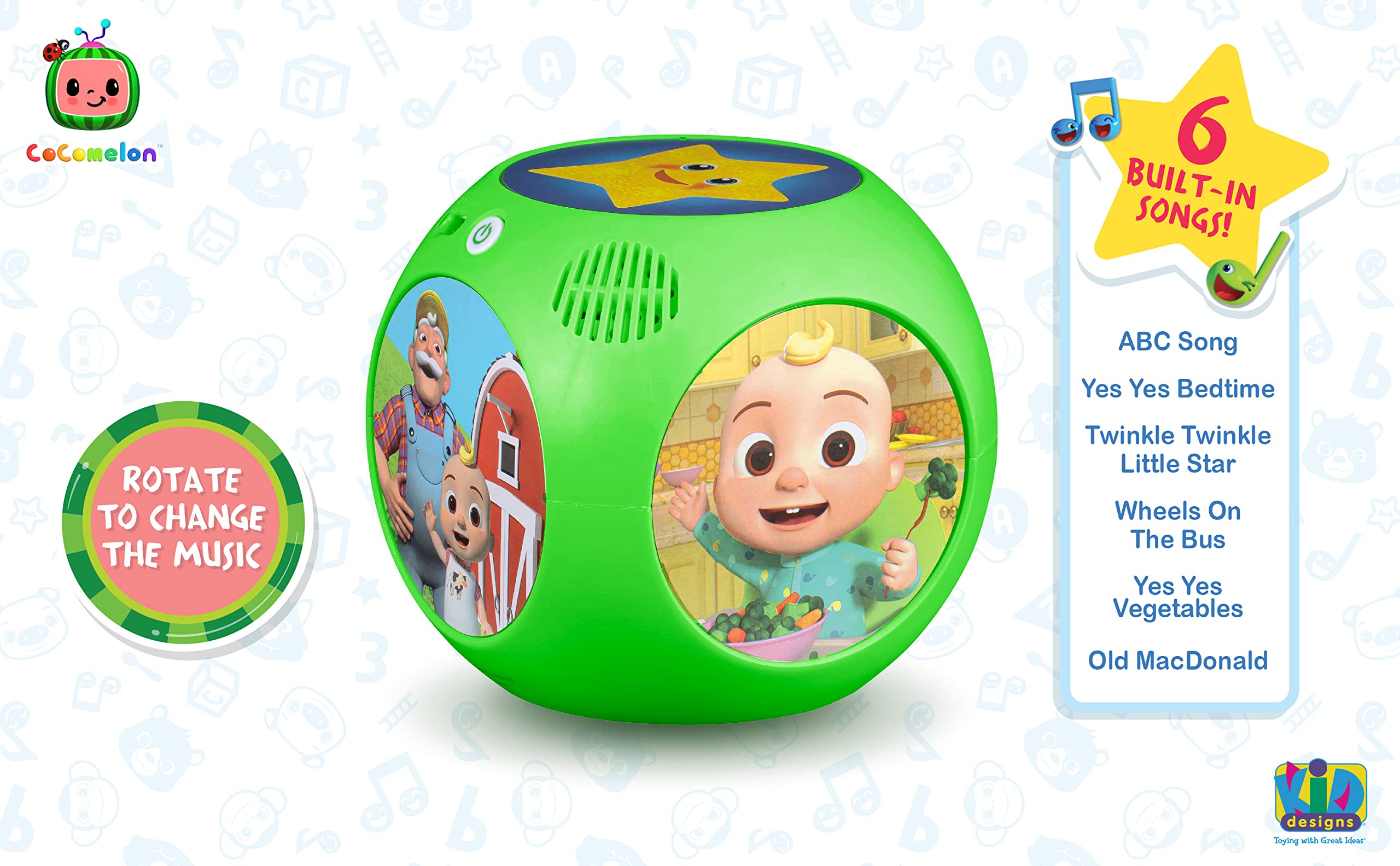 Foto 3 pulgar | Juguete Musical Ekids Cocomelon Tumble Tunes Con 6 Canciones Infantiles - Venta Internacional.