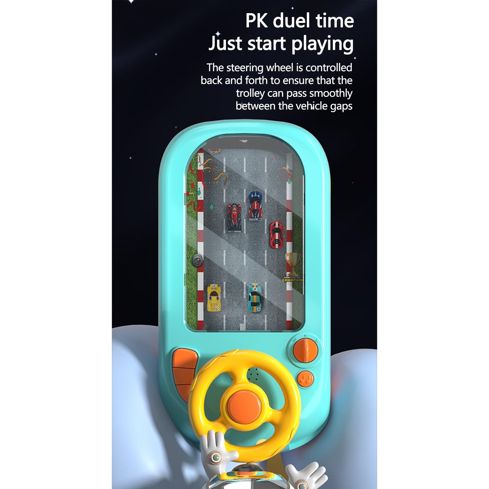 Foto 4 pulgar | Volante, Coche De Aventura De Carreras De Juguete Para Niños Con Música - Venta Internacional.