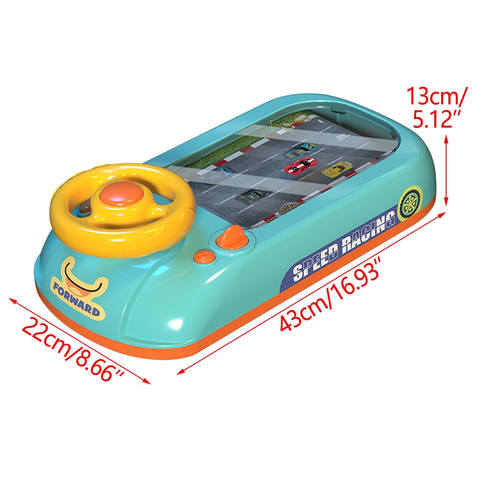 Foto 7 pulgar | Volante, Coche De Aventura De Carreras De Juguete Para Niños Con Música - Venta Internacional.