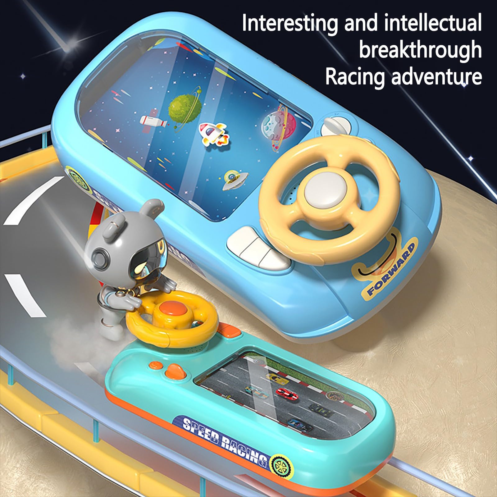 Foto 3 pulgar | Coche De Aventura De Carreras De Juguete Con Volante Para Niños - Venta Internacional.