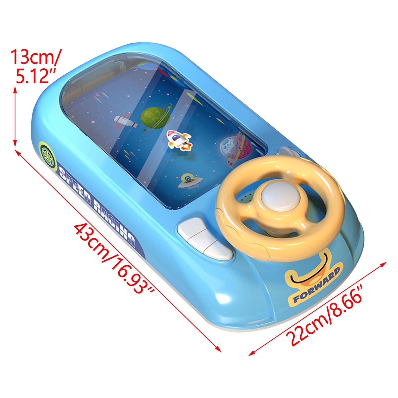 Foto 8 pulgar | Coche De Aventura De Carreras De Juguete Con Volante Para Niños - Venta Internacional.