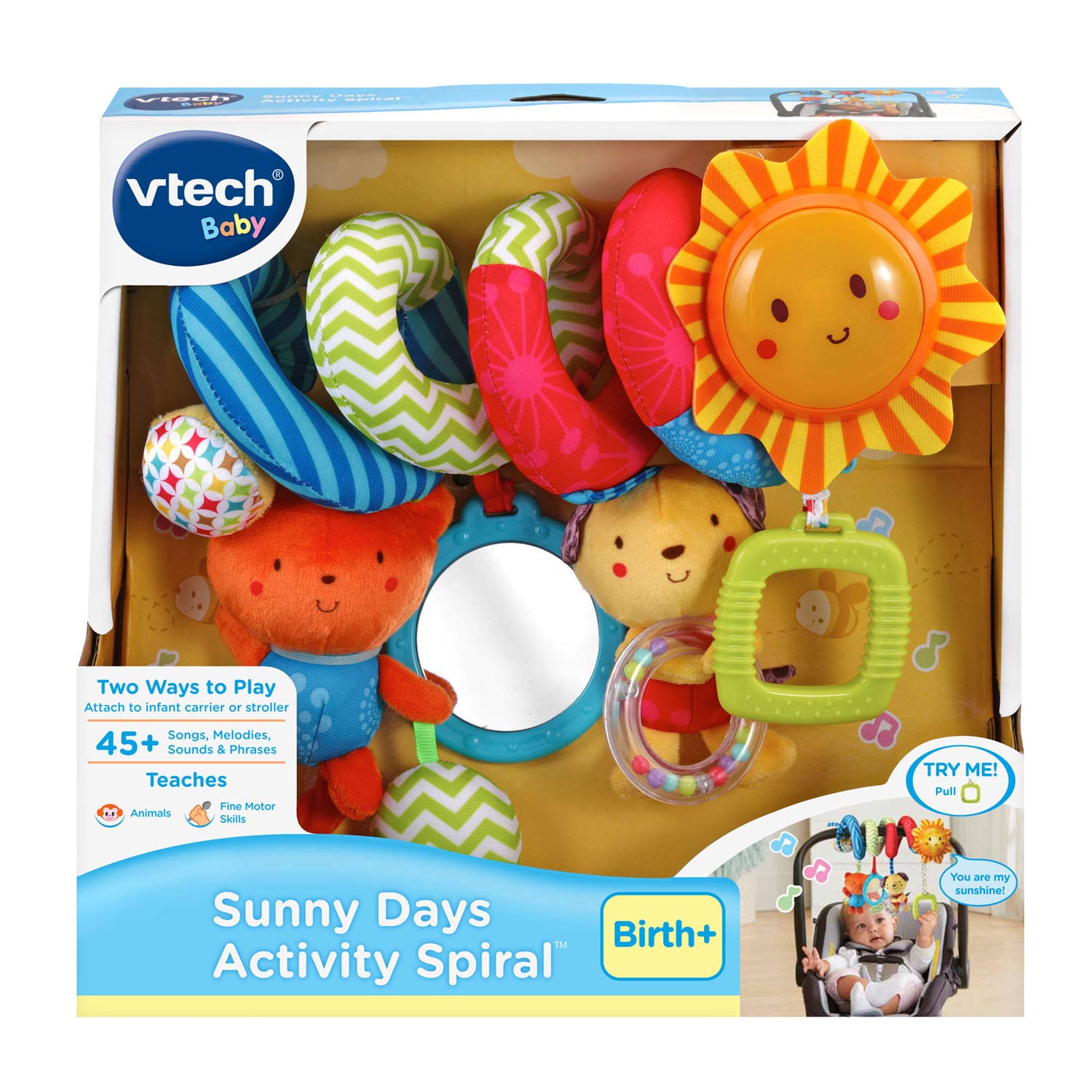 Foto 7 | Actividad: Spiral Vtech Sunny Days, Multicolor, Para Niños De 0 A 24 Meses - Venta Internacional.