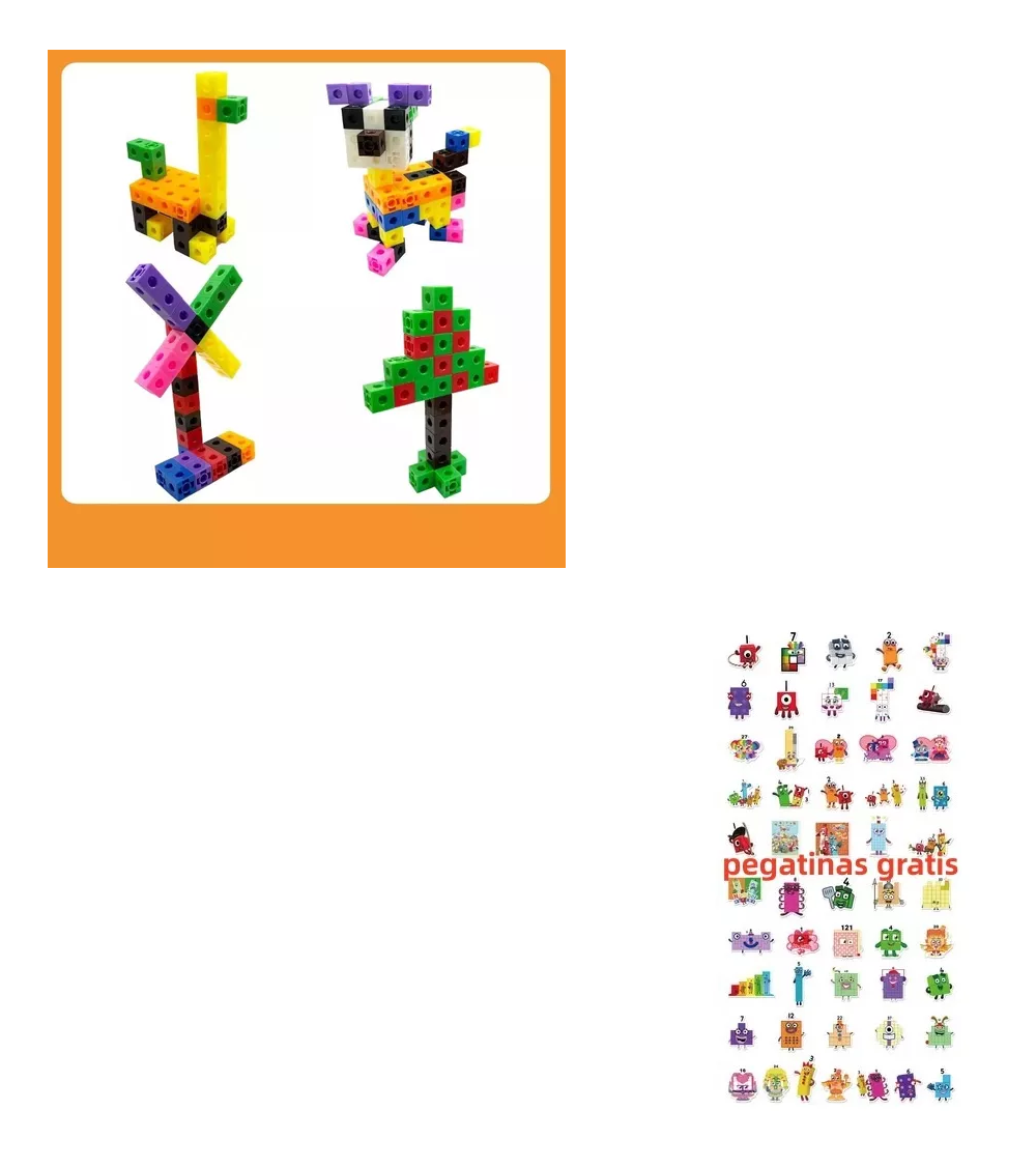 Foto 6 pulgar | Juego Didáctico para Niños Conjunto + Pegatinas 100 Piezas