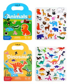 Foto 5 | Libros de Reutilizables Pegatinas Niños de 2 a 6 Años 2 piezas