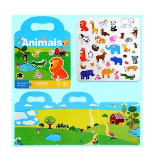 Foto 2 | Libros de Reutilizables Pegatinas para Niños de 2 A 6 Años