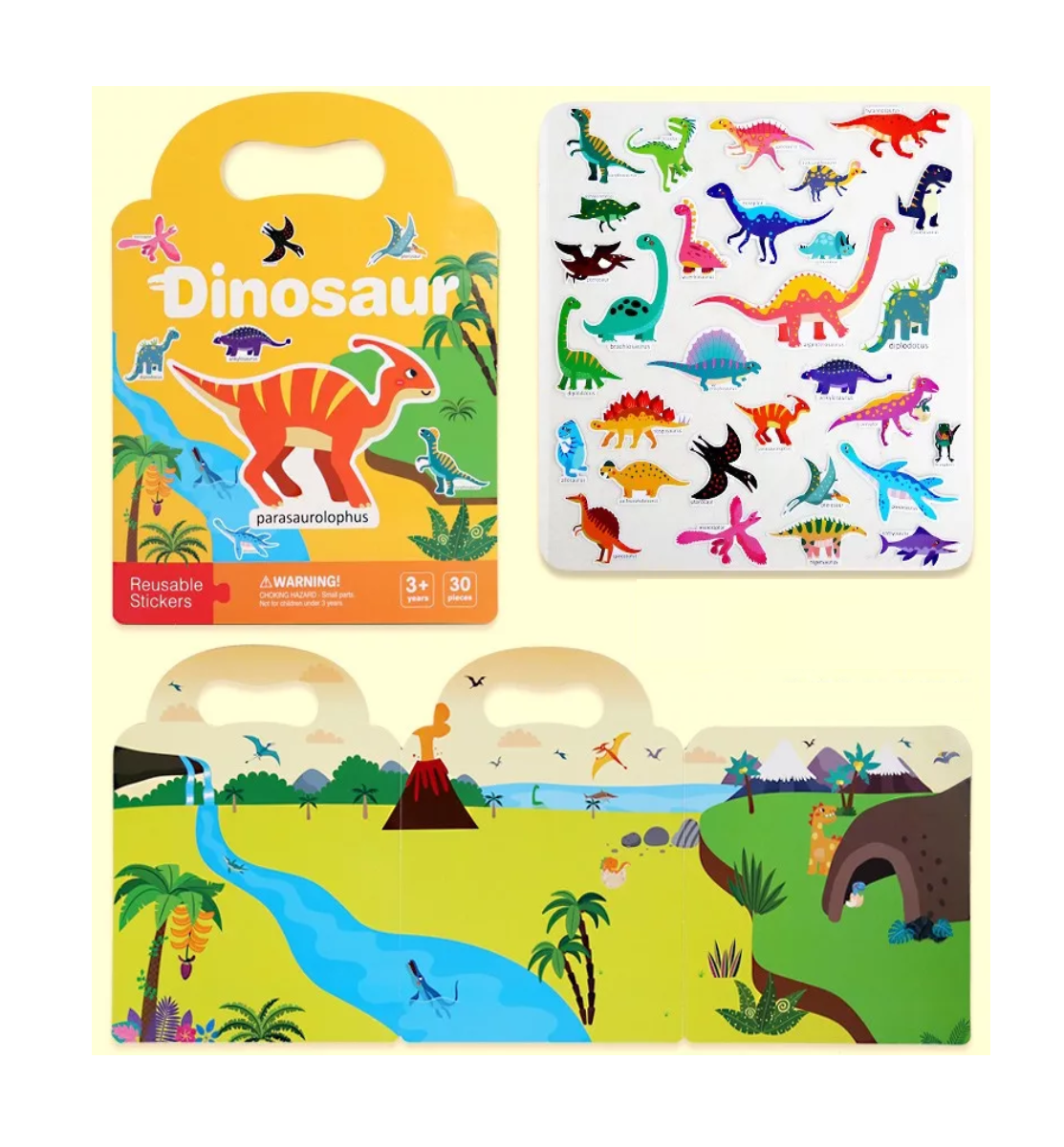 Foto 4 pulgar | Libros de Reutilizables Pegatinas para Niños de 2 A 6 Años