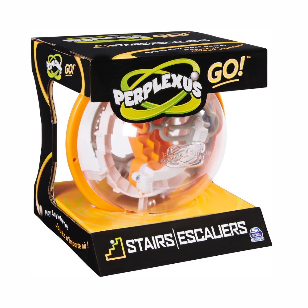 Juego Spin Master Games Perplexus Go Spiral Color Naranja Compacto Y Desafiante