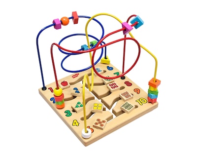 Foto 1 | Laberinto De Cuentas Diako Números Color Multicolor Juego Didáctico 2 En 1
