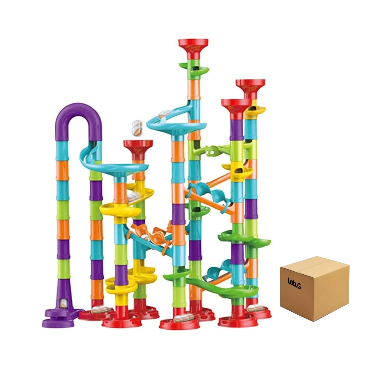 Foto 1 | Juguete Canicas Juego Laberinto Carreras Niños Infantil Lab.g Multicolor