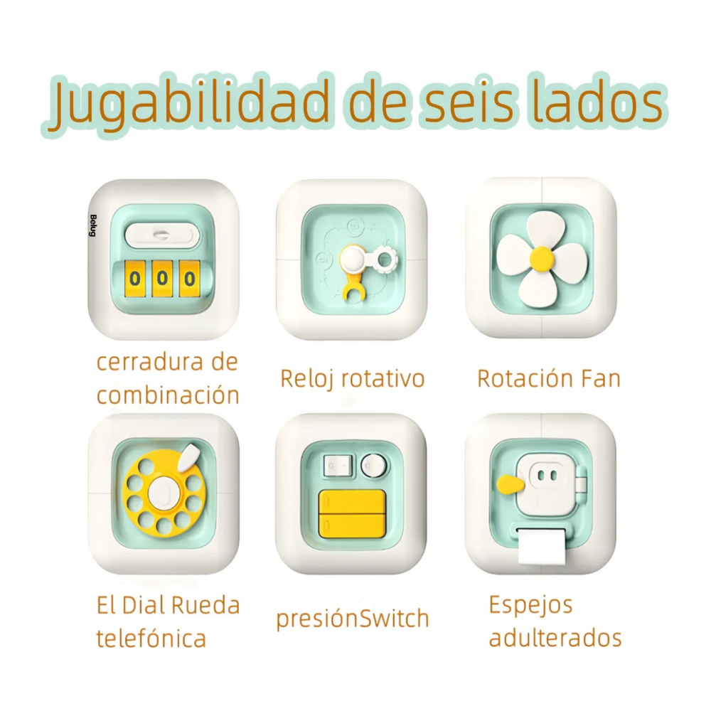 Foto 5 pulgar | Juguete Didáctico Educativo 1pz  Belug  Rosa