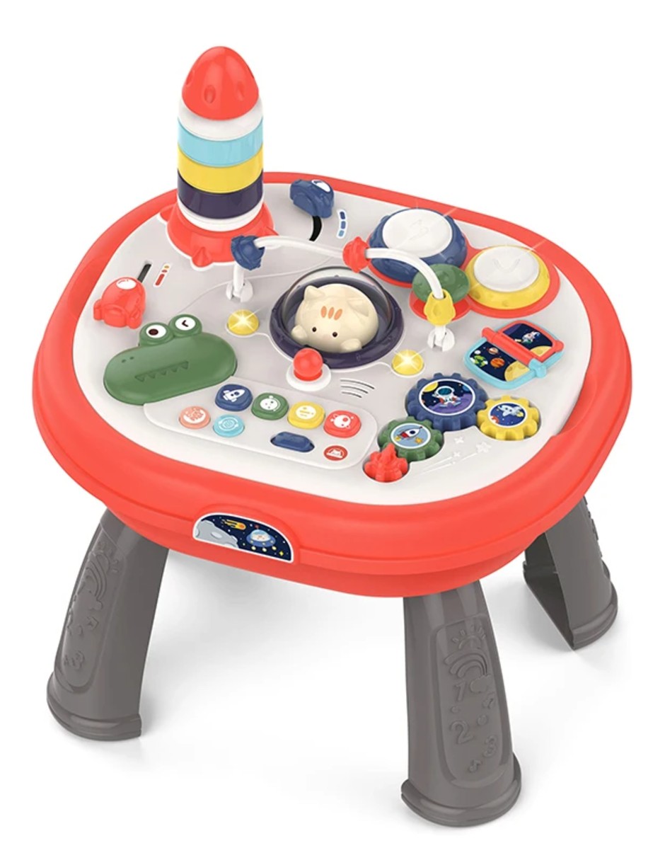 Foto 2 pulgar | Mesa Didáctica De Juegos Actividades Luz Música Bebé