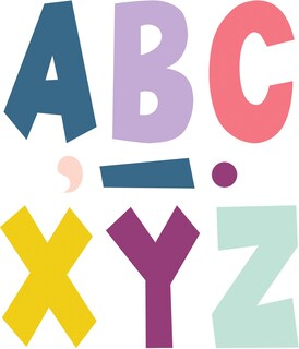 Foto 1 | Recursos Creados Por Profesores Cutouts Oh Happy Day 7 Fun Font - Venta Internacional.