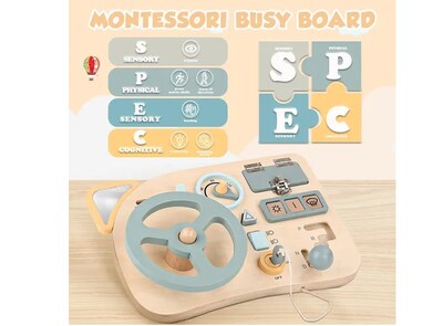 Foto 3 | Tablero Educativo Interactivo Xtellar Montessori Para Niños