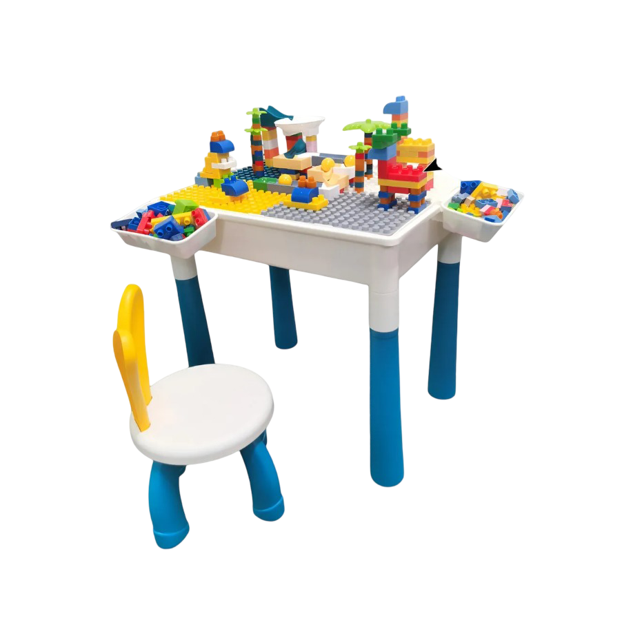 Foto 2 pulgar | Mesa Didactica Con Juego De Bloques Trae Silla Para Niños