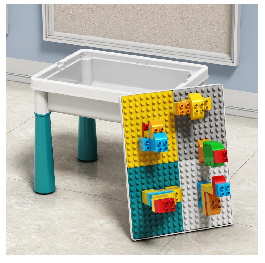 Foto 6 pulgar | Mesa Didactica Con Juego De Bloques Trae Silla Para Niños