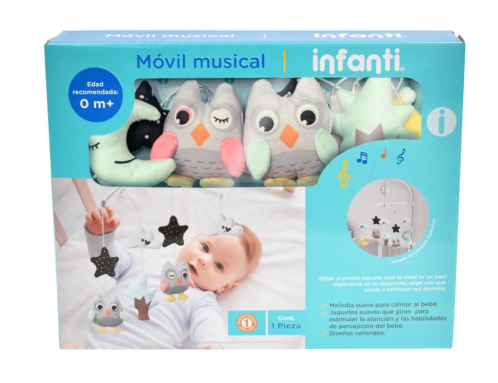 Foto 6 | Móvil Musical Infanti Búhos