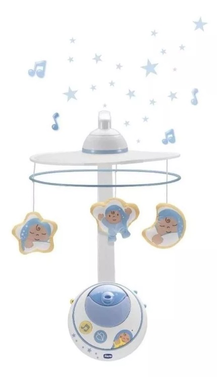 Movil Cuna Chicco First Dreams Magic Stars Azul