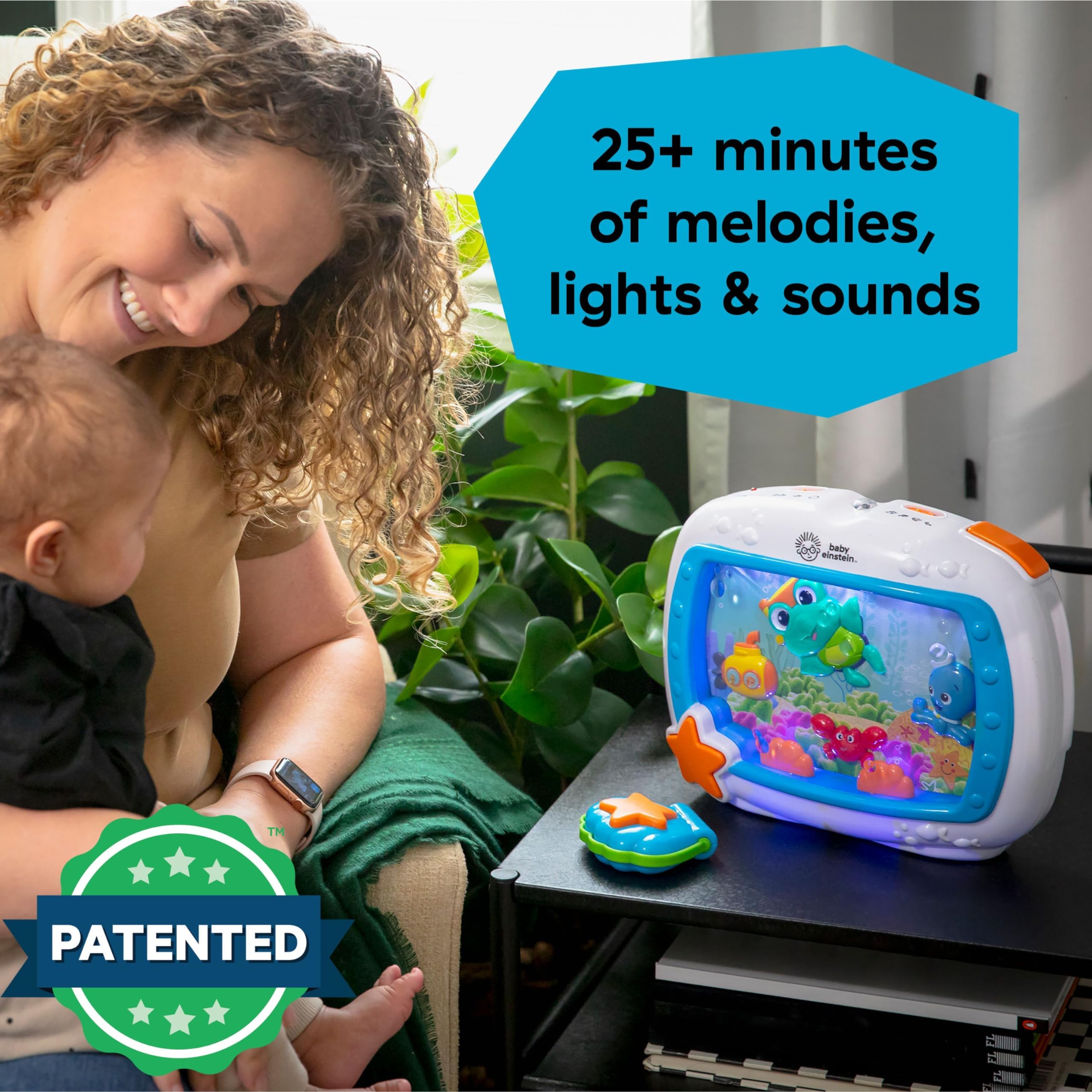 Foto 2 | Juguete Para Cuna Y Máquina De Sonido Baby Einstein Sea Dreams Soother - Venta Internacional.