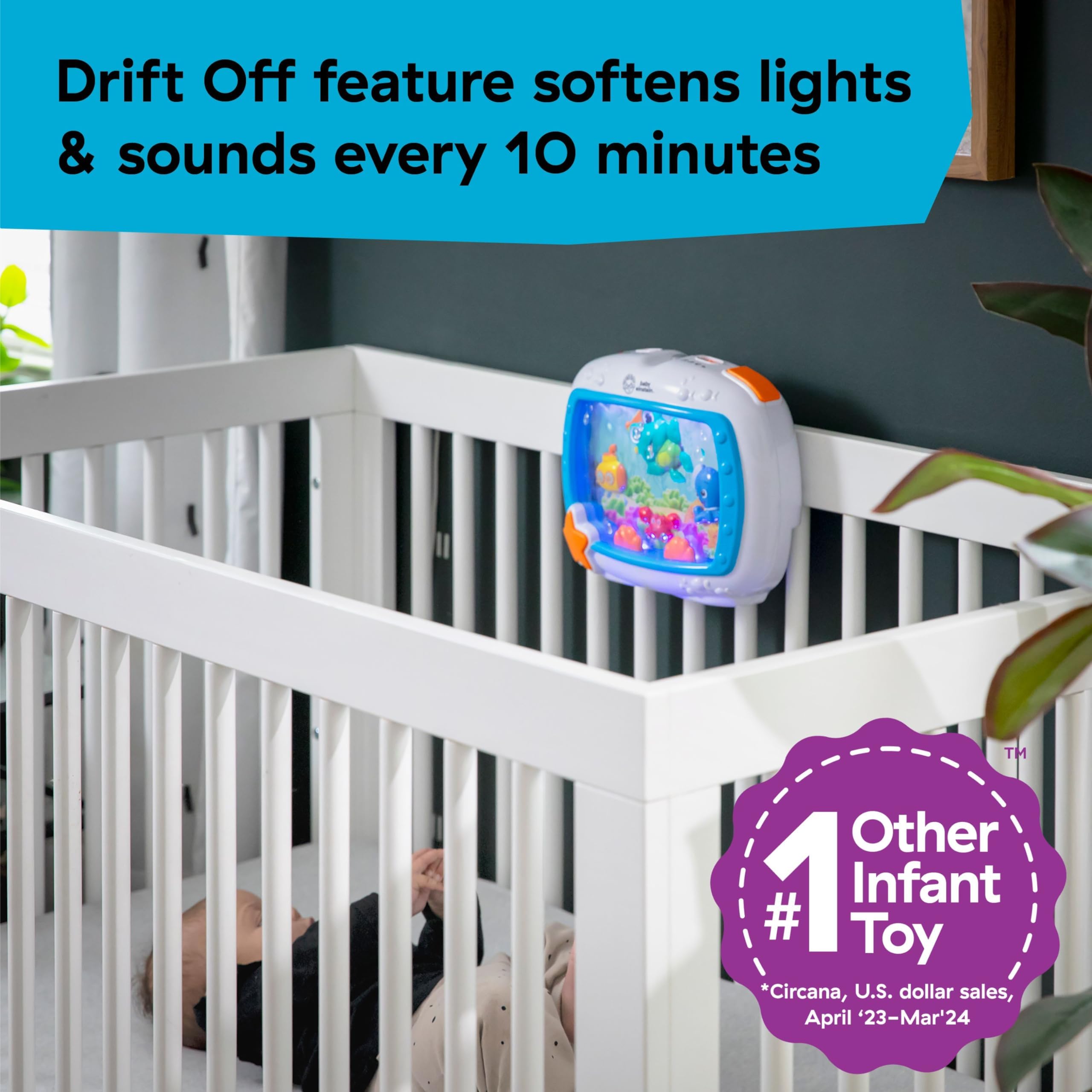 Foto 5 | Juguete Para Cuna Y Máquina De Sonido Baby Einstein Sea Dreams Soother - Venta Internacional.