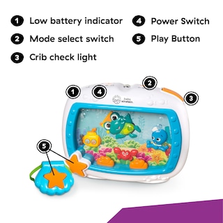 Foto 7 | Juguete Para Cuna Y Máquina De Sonido Baby Einstein Sea Dreams Soother - Venta Internacional.