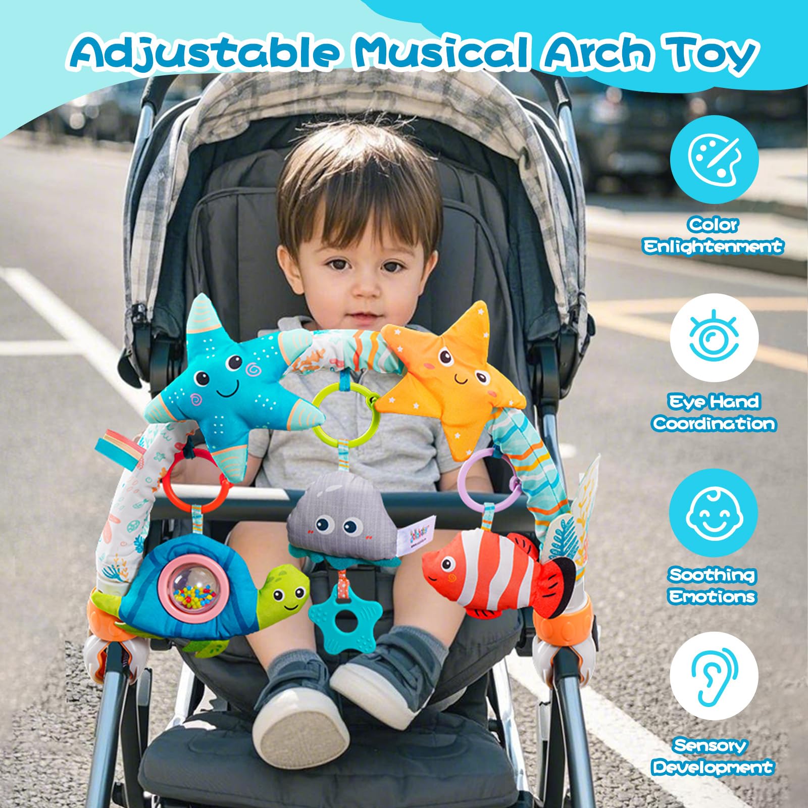 Foto 3 pulgar | Juguete Con Forma De Capazo Musical Jollybaby, Móvil, Para Cuna - Venta Internacional.