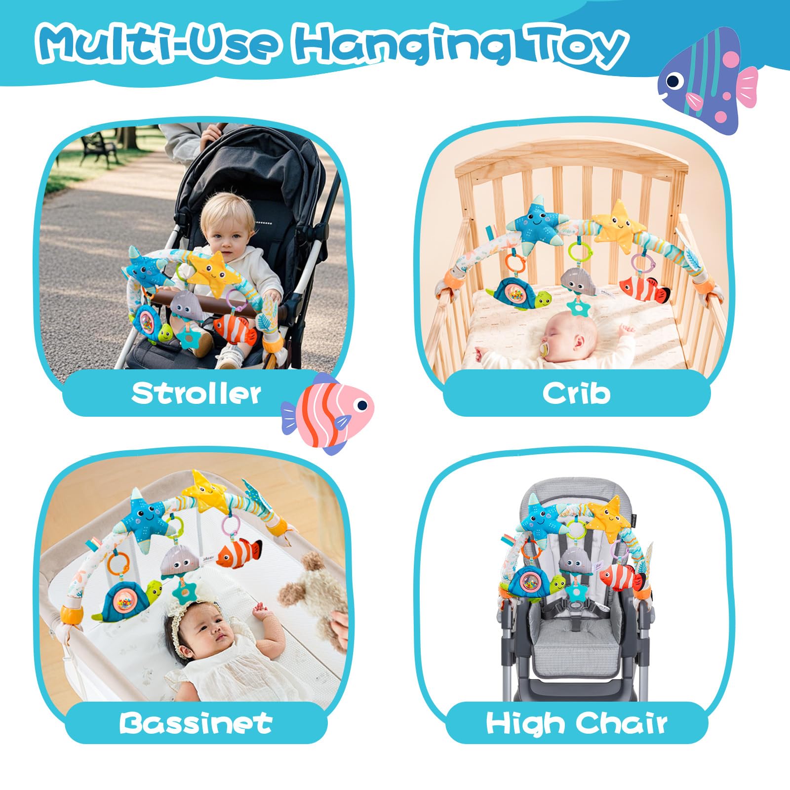 Foto 8 pulgar | Juguete Con Forma De Capazo Musical Jollybaby, Móvil, Para Cuna - Venta Internacional.