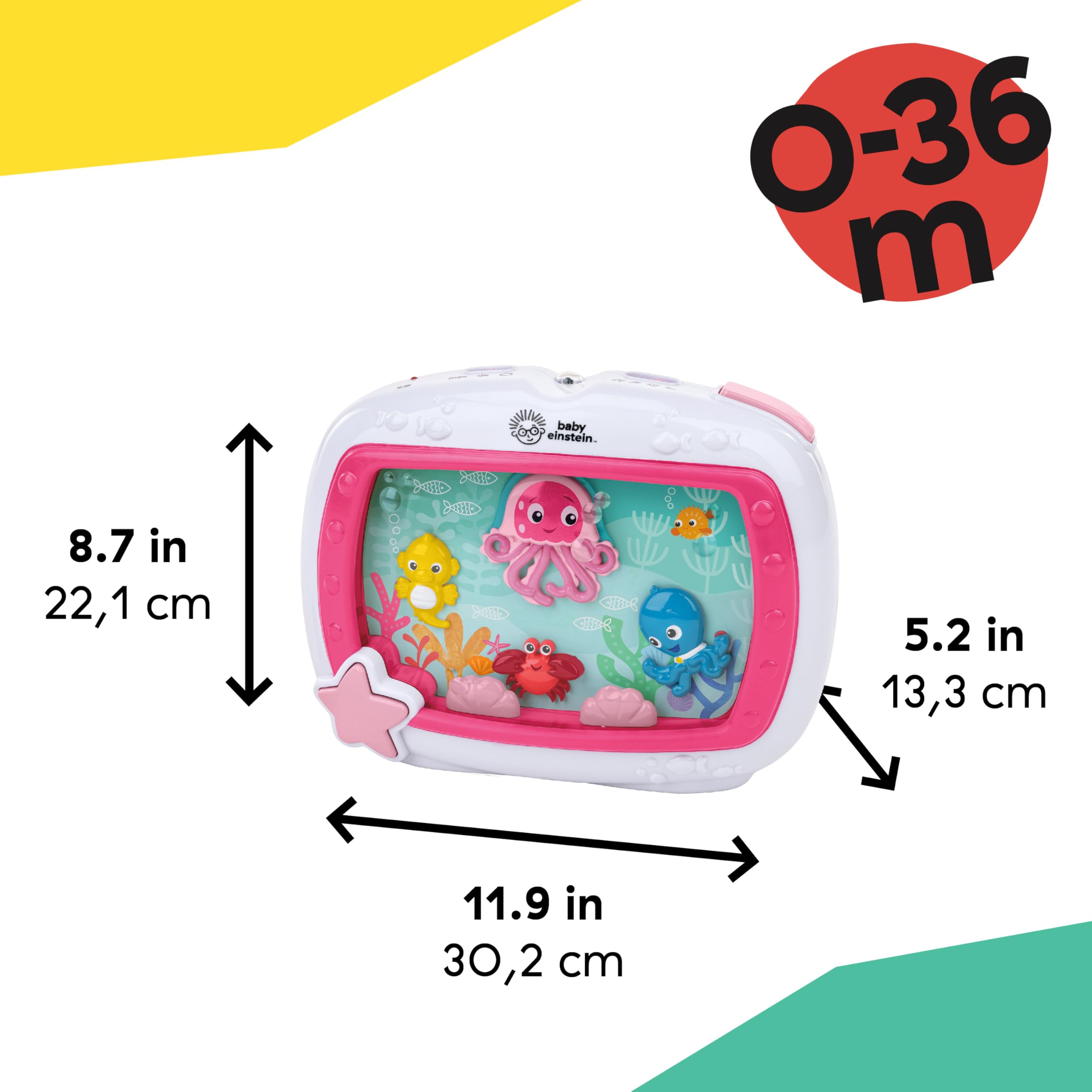 Foto 2 | Cuna Musical, Juguete Y Máquina De Sonido Baby Einstein Sea Dreams - Venta Internacional.