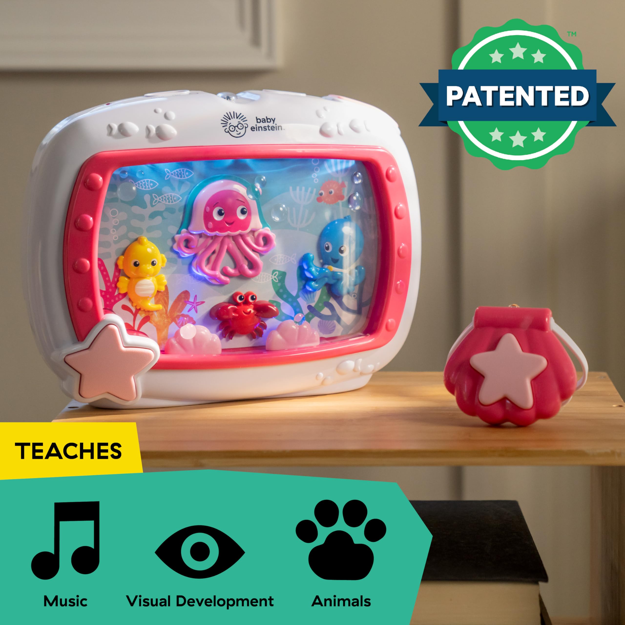 Foto 4 pulgar | Cuna Musical, Juguete Y Máquina De Sonido Baby Einstein Sea Dreams - Venta Internacional.