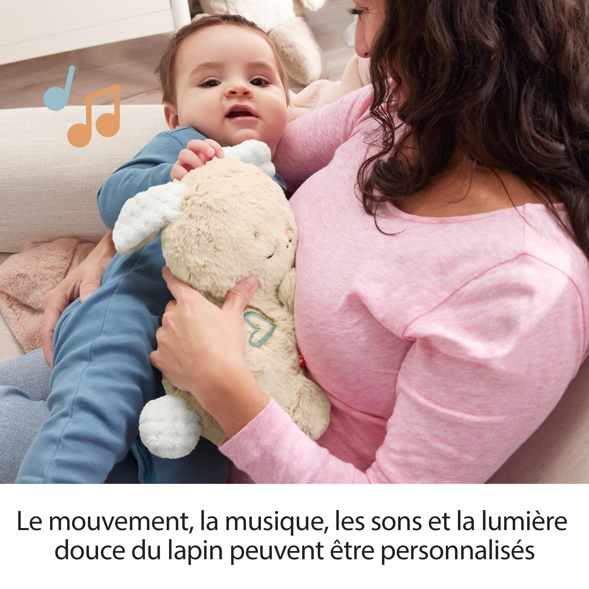 Foto 5 pulgar | Máquina De Sonido Bunny Fisher-price Soothe & Settle Para Bebé - Venta Internacional.